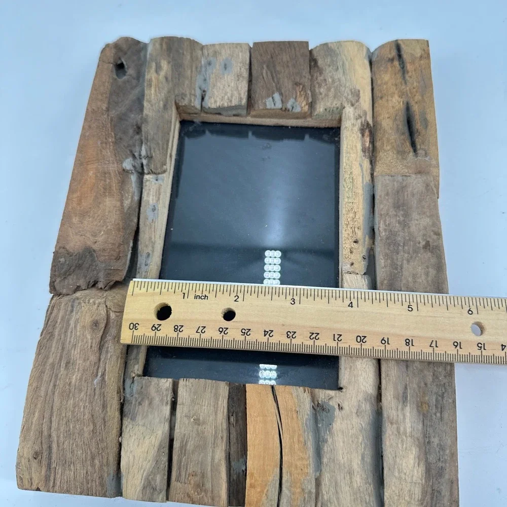 Rustic Reclaimed Barnwood Picture Frame 4x6 Driftwood Style Farmhouse Wall Decor
